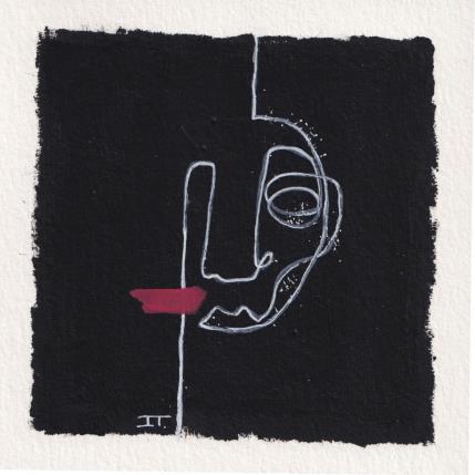 Peinture ligne de vie par Detovart | Tableau Figuratif Acrylique Portraits