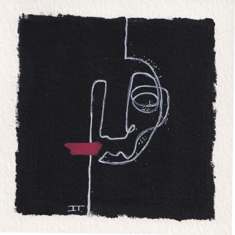 Peinture ligne de vie par Detovart | Tableau Figuratif Portraits Acrylique