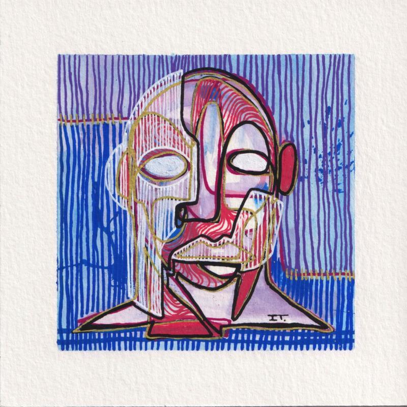 Gemälde anatomie emotionnelle  von Detovart | Gemälde Figurativ Porträt Acryl