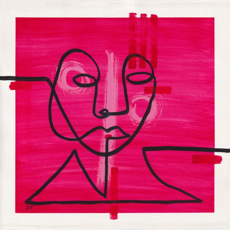 Pintura déséquilibre équilibré por Detovart | Pintura Figurativo Retrato Acrílico