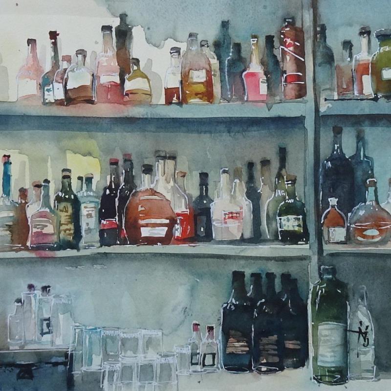 Painting Faites votre choix by Abbatucci Violaine | Painting Figurative Watercolor