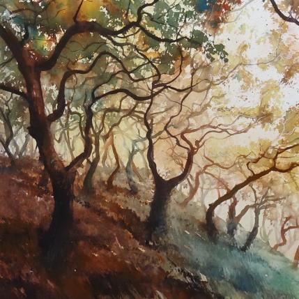 Painting Tentaculaire by Abbatucci Violaine | Painting Figurative Watercolor