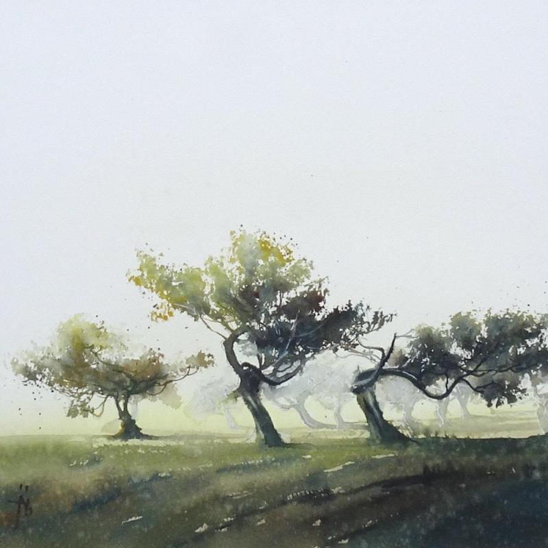 Painting Vieux et tordus by Abbatucci Violaine | Painting Figurative Watercolor