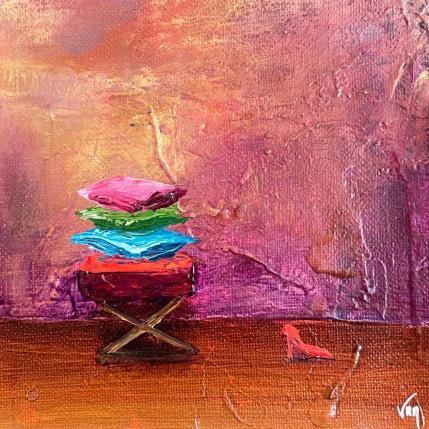 Peinture Red Shoe par Vinnie | Tableau Figuratif Huile