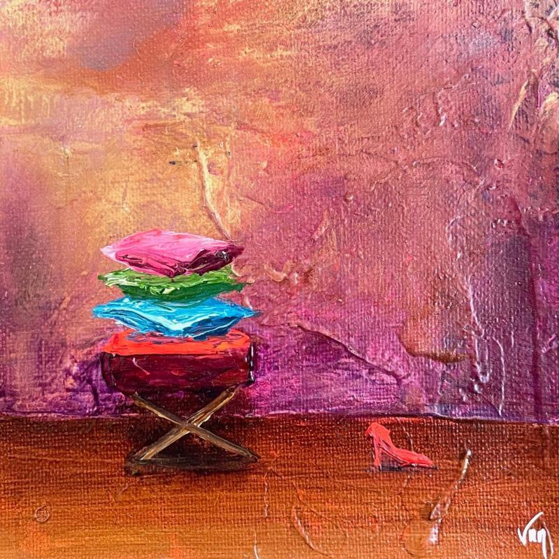 Gemälde Red Shoe von Vinnie | Gemälde Figurativ Öl