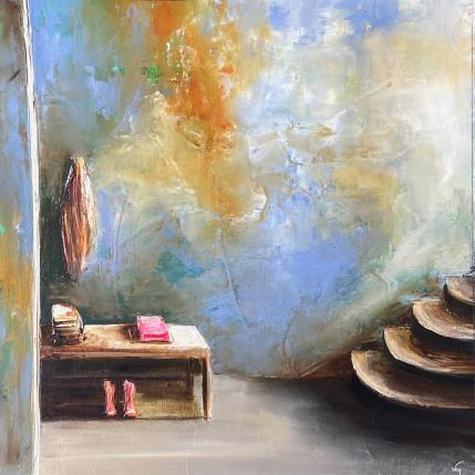 Peinture a sa place par Vinnie | Tableau Figuratif Huile