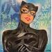 Painting SEXY  CATWOMAN by Lemoine Mael | Painting Pop-art Pop icons Graffiti Acrylic