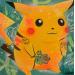 Painting PIKACHU OLD SCHOOL by Lemoine Mael | Painting Pop-art Pop icons Graffiti Acrylic