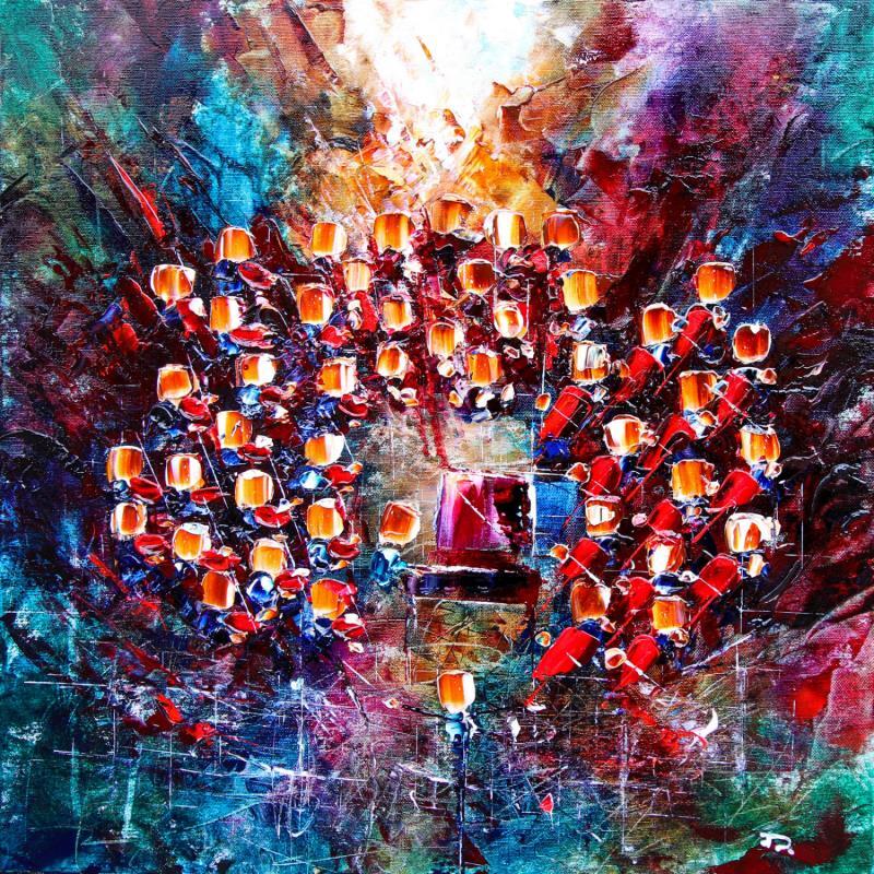 Pintura Concert Leviathan por Reymond Pierre | Pintura Figurativo Música Aceite