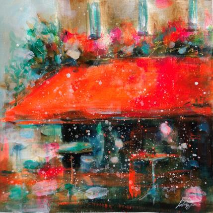 Peinture Café Flandres par Solveiga | Tableau Acrylique