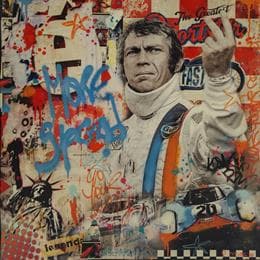 Gemälde More Speed von Novarino Fabien | Gemälde Pop-Art Pop-Ikonen