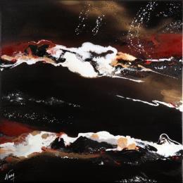 Painting 847 by Naen | Painting Abstract Acrylic, Ink