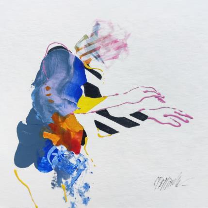 Peinture Le bercement par Cressanne | Tableau Figuratif Acrylique, Encre Nu