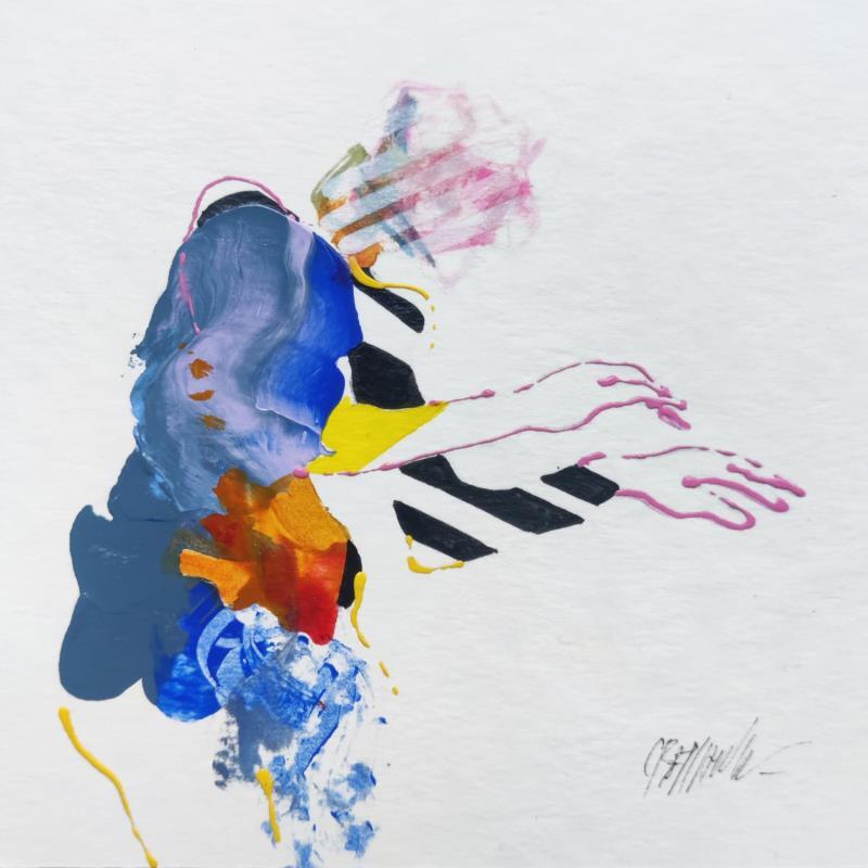 Gemälde Le bercement von Cressanne | Gemälde Figurativ Akt Acryl Tinte