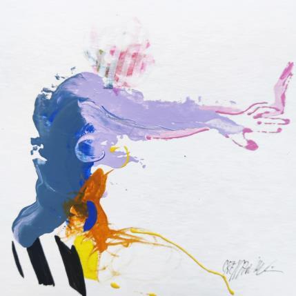 Peinture Une longueur de bras par Cressanne | Tableau Figuratif Acrylique, Encre Nu