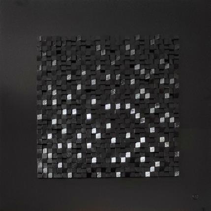 Peinture Jungle par Bauquel Véronique | Tableau Abstrait Collage Minimaliste