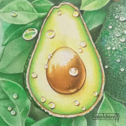 Painting Cœur d’avocat… by Tchirieff Katia | Painting Figurative Oil Still-life