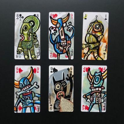 Painting Conversations intérieures by Doudoudidon | Painting Raw art Acrylic Life style, Portrait