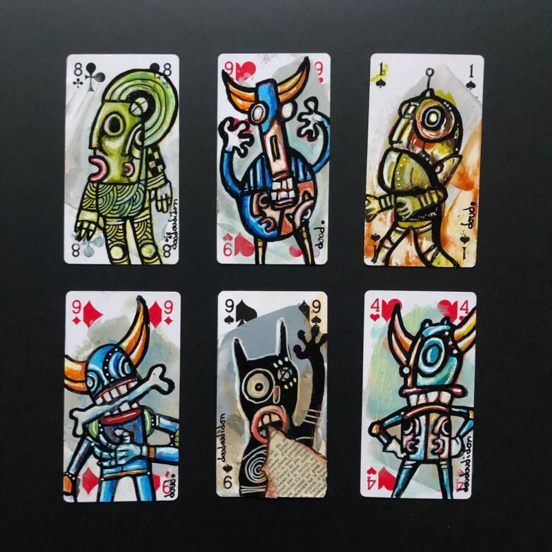 Painting Conversations intérieures by Doudoudidon | Painting Raw art Portrait Life style Acrylic