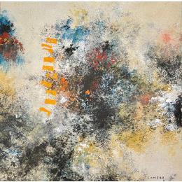 Peinture Niebla par Jiménez Conesa Francisco | Tableau Abstrait Acrylique, Fusain Minimaliste