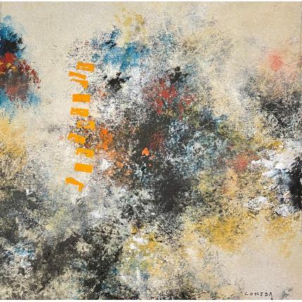 Painting Niebla by Jiménez Conesa Francisco | Painting Abstract Acrylic, Charcoal Minimalist