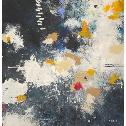 Pintura Azules por Jiménez Conesa Francisco | Pintura Abstracto Acrílico, Carbón vegetal Minimalista