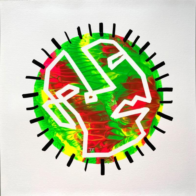 Painting Twins 2 by Detovart | Painting Raw art Portrait Acrylic