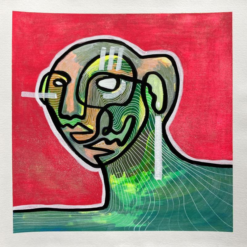 Peinture Galaxy par Detovart | Tableau Figuratif Portraits Acrylique