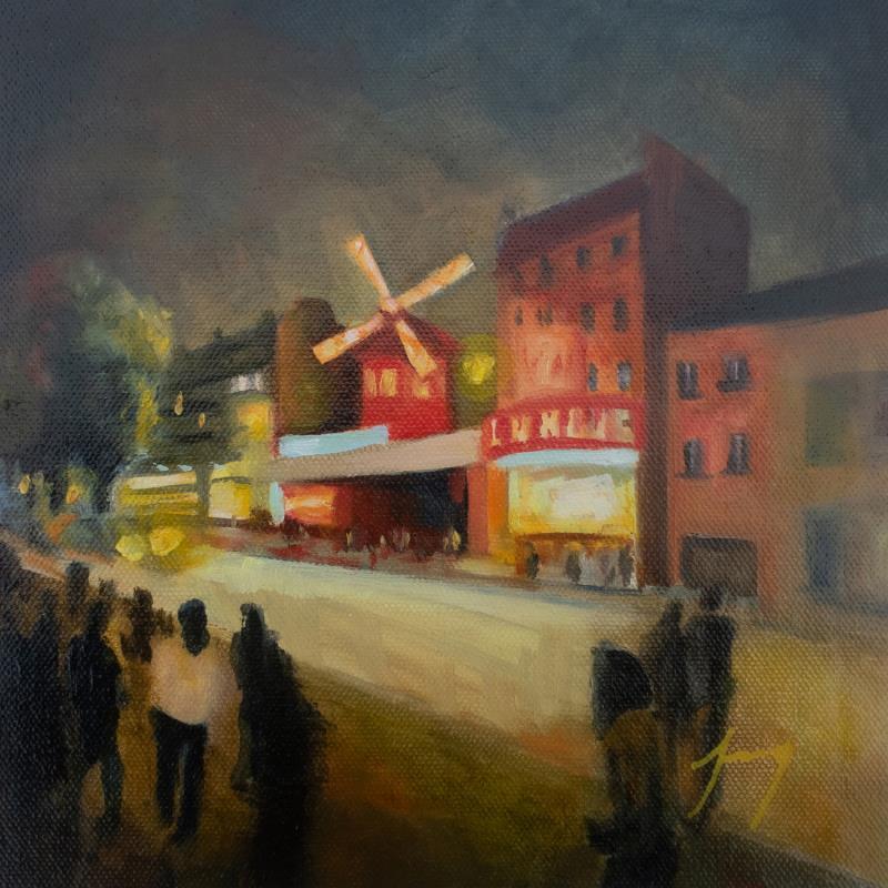 Peinture Blanche par Jung François | Tableau Figuratif Urbain Huile