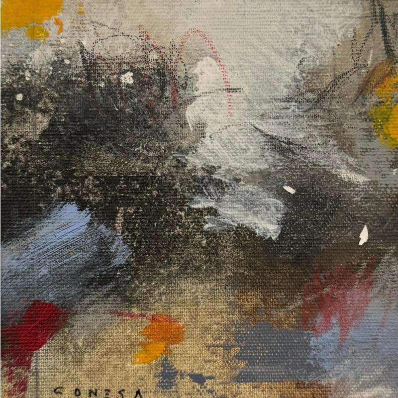 Painting Sans titre 4 by Jiménez Conesa Francisco | Painting Abstract Acrylic Charcoal