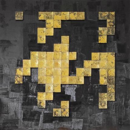 Peinture Fashion Week par Bauquel Véronique | Tableau Abstrait Collage Minimaliste