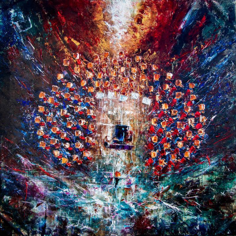 Painting Concert Leviathan by Reymond Pierre | Painting Figurative Music Oil