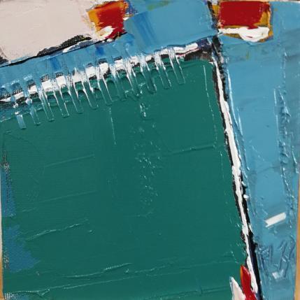 Painting les pieds dans l'eau by L'huillier Françis | Painting Abstract Oil Landscapes