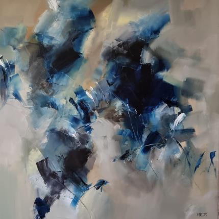 Painting Out of the rain by Virgis | Painting Abstract Oil Minimalist