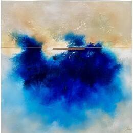 Peinture Abstraction # 1932 par Hévin Christian | Tableau Abstrait Acrylique, Huile, Pastel Minimaliste