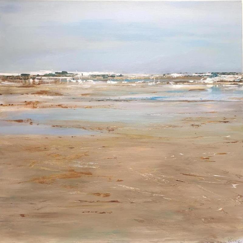 Painting Ciel de traîne  by Fièvre Véronique | Painting Figurative Landscapes Nature Acrylic