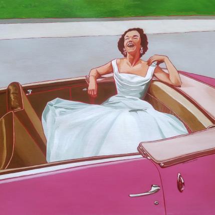 Peinture Pénélope part en balade... par Gallardo Serge | Tableau Figuratif Acrylique Scènes de vie