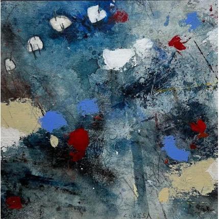 Painting La Ola by Jiménez Conesa Francisco | Painting Abstract Acrylic, Charcoal