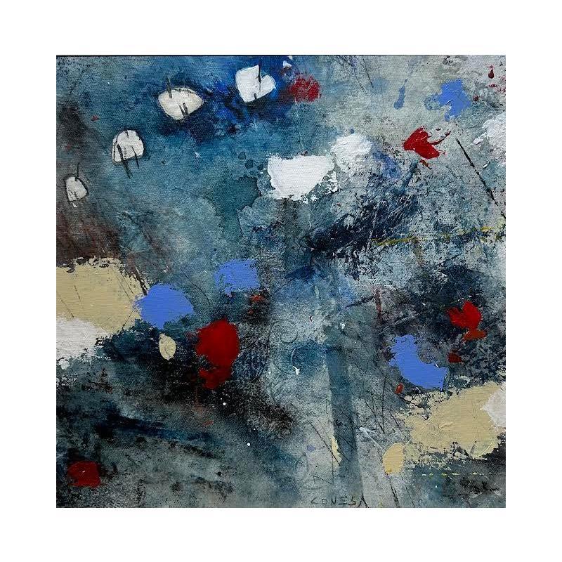 Painting La Ola by Jiménez Conesa Francisco | Painting Abstract Acrylic Charcoal