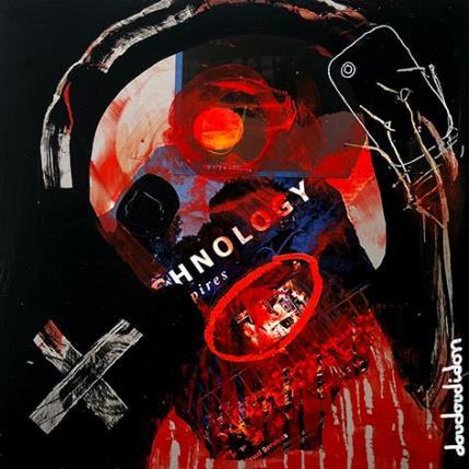 Painting Le selfie de terminator by Doudoudidon | Painting Raw art Acrylic