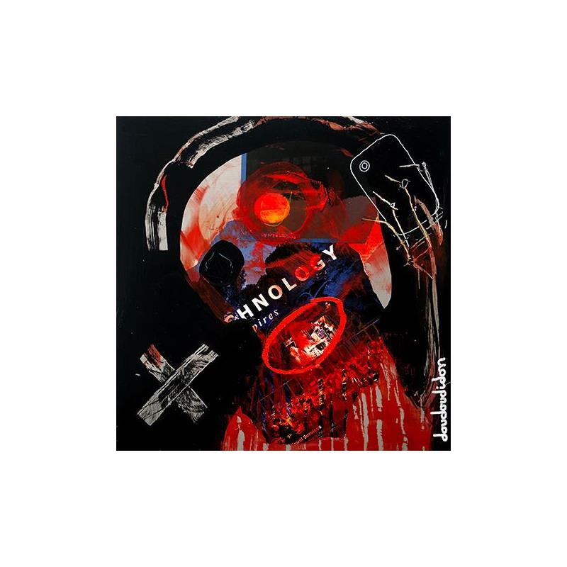 Painting Le selfie de terminator by Doudoudidon | Painting Raw art Acrylic