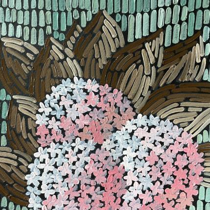 Painting pink hydrangea by Dmitrieva Daria | Painting Impressionism Acrylic Nature, Pop icons
