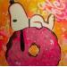 Peinture Dream's Donut par Lemoine Mael | Tableau Pop-art Icones Pop Graffiti Acrylique