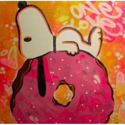 Peinture Dream's Donut par Lemoine Mael | Tableau Pop-art Acrylique, Graffiti Icones Pop