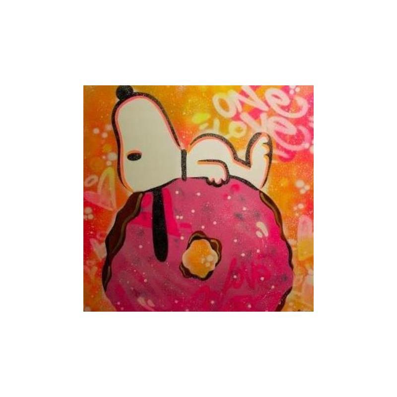 Peinture Dream's Donut par Lemoine Mael | Tableau Pop-art Icones Pop Graffiti Acrylique