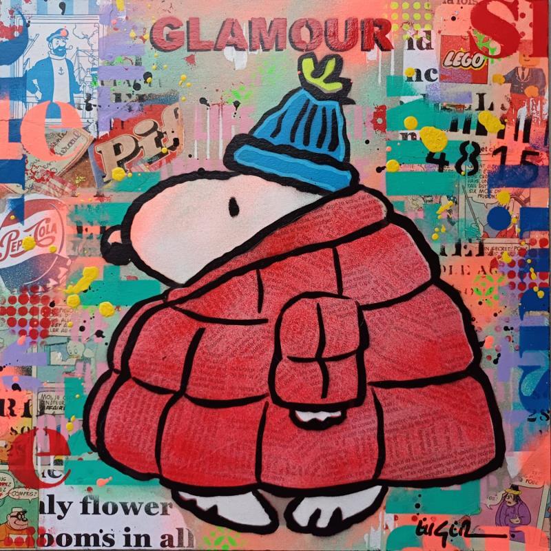 Peinture GLAMOUR par Euger Philippe | Tableau Pop-art Icones Pop Acrylique Collage
