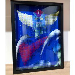 Escultura Goldorak Box 3D por Wawapod | Escultura Pop art Acrílico, Posca Iconos pop