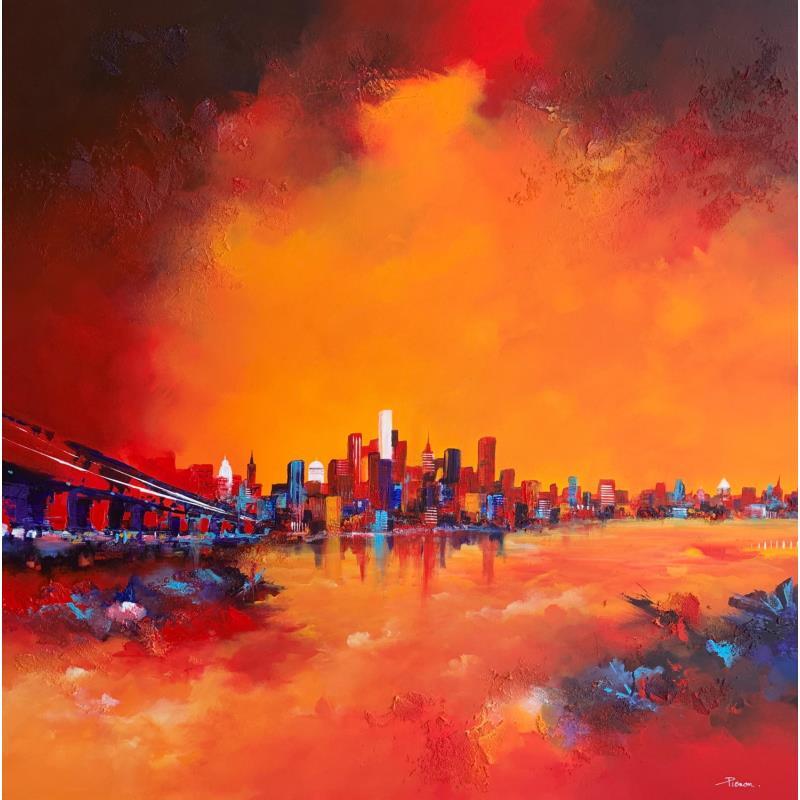 Gemälde Illusion von Pienon Cyril | Gemälde Figurativ Landschaften Acryl Sand