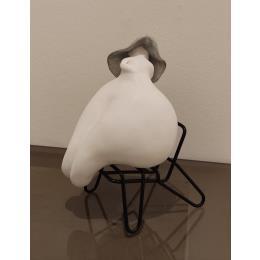 Sculpture Opale par Silve Aude | Sculpture Figuratif Acrylique, Céramique Minimaliste, Nu