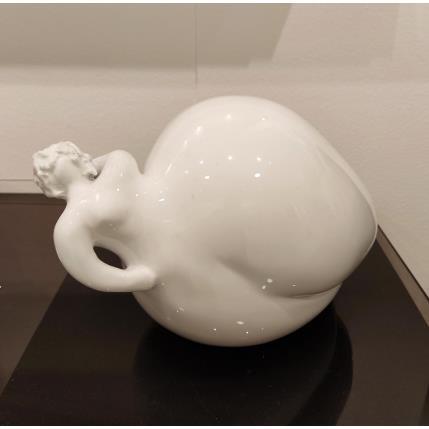 Sculpture Amaryllis par Silve Aude | Sculpture Figuratif Résine Minimaliste, Nu